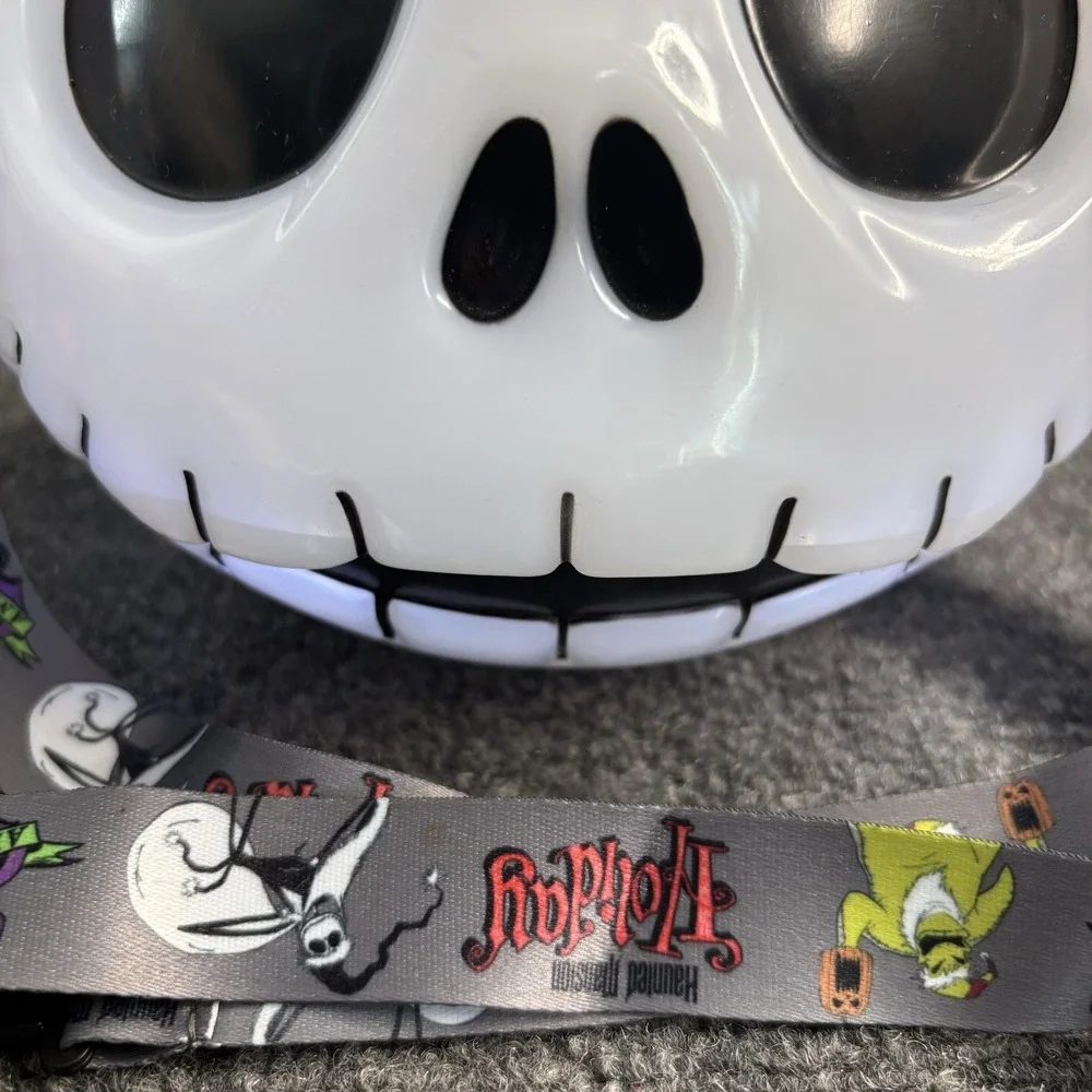 Disney Park Jack Skellington Nightmare Before Christmas  Light Up Popcorn Bucket